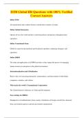 D358 Global HR Questions with 100&percnt; Verified&NewLine;Correct Answers