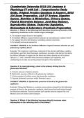 Chamberlain University BIOS-256 Anatomy & Physiology IV with Lab &ndash; Comprehensive Study Guide&comma; Original Practice Questions & Answers&comma; BIOS 256 Exam Preparation&comma; A&P IV Review&comma; Digestive System&comma; Nutrition & Metabolism&comma; Urinary System&comma; Fluid & Electrolyte Ba