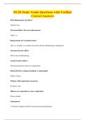 DCJS Study Guide Questions with Verified&NewLine;Correct Answers