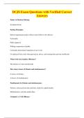 DCJS Exam Questions with Verified Correct&NewLine;Answers