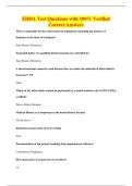 EDDA Test Questions with 100&percnt; Verified&NewLine;Correct Answers