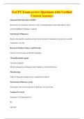 ExCPT Exam review Questions with Verified&NewLine;Correct Answers