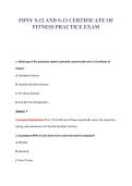 FDNY S-12 AND S-13 CERTIFICATE OF&NewLine;FITNESS PRACTICE EXAM