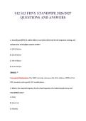 S12 S13 FDNY STANDPIPE 2026&sol;2027&NewLine;QUESTIONS AND ANSWERS
