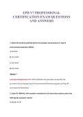 EPD V7 PROFESSIONAL&NewLine;CERTIFICATION EXAM QUESTIONS&NewLine;AND ANSWERS