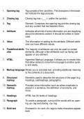 HTML Tags and Elements Study Guide 2026&sol;2027 &vert; Practice Questions&comma; Answers & Complete Exam Review