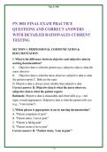 PN 3001 Practical Nursing Final Exam Practice