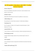 ite 152 module 1 Questions with 100&percnt; Verified&NewLine;Correct Answers