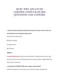 IICRC WRT ADVANCED&NewLine;CERTIFICATION EXAM 2026&NewLine;QUESTIONS AND ANSWERS