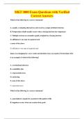 MKT 3000 Exam Questions with Verified&NewLine;Correct Answers