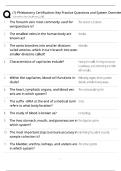 Phlebotomy Certification Exam Prep &sol; Practice Questions & System Overview &sol; Score 100&percnt; on Your First Try &sol; 2025 Update