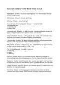 BUS 305 EXAM 1 VERIFIED STUDY GUIDE