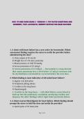 NUR 170 MED SURG COMPLETE PACKAGE EXAMS