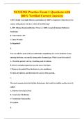 NCOEMS Practice Exam 1 Questions with&NewLine;100&percnt; Verified Correct Answers