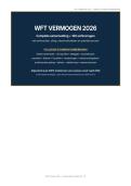 WFT Vermogen 2026 &ndash; Complete Samenvatting &plus; 100 Oefenvragen met Antwoorden & Uitleg