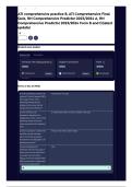 ATI Comprehensive Practice B & RN Comprehensive Predictor A&comma; B & C Study Guide 2026&sol;2027 &vert; Exam Review