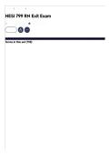 HESI 799 RN Exit Exam Study Guide 2026&sol;2027 &vert; Practice Questions&comma; Answers & Comprehensive Nursing Exam Review