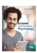 Essentials of Understanding Psychology 14th Edition by Robert Feldman Test Bank 2026&sol;2027 &vert; Practice Questions&comma; Answers & Complete Exam Review