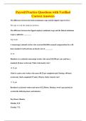 Payroll Practice Questions with Verified&NewLine;Correct Answers