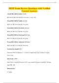PEPP Exam Review Questions with Verified&NewLine;Correct Answers