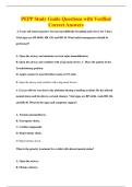 PEPP Study Guide Questions with Verified&NewLine;Correct Answers