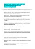 BMSC 230- module 5 And 6 Test Questions with All Quality Answers&sol;Updated&period;