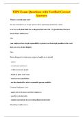 TIPS Exam Questions with Verified Correct&NewLine;Answers