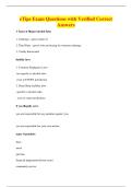eTips Exam Questions with Verified Correct&NewLine;Answers