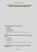 CERTIFIED HEMODIALYSIS TECHNICIAN &vert; VERIFIED QUESTIONS AND ANSWERS - COMPREHENSIVE LATEST VERSION 2026&sol;2027&NewLine;&NewLine;