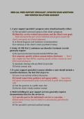 MEDI-CAL PEER SUPPORT SPECIALIST &vert; UPDATED EXAM QUESTIONS AND VERIFIED SOLUTIONS 2026&sol;2027