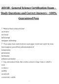 ASVAB General Science Certification Exam &ndash; Study Questions and Correct Answers for Exam Preparation