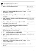 CAT1 &lpar;v2018&rpar; Certification Exam &sol; Score 100&percnt; Study Guide &sol; 2025 Update&NewLine;&NewLine;
