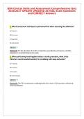 BSN Clinical Skills and Assessment Comprehensive Quiz&NewLine;2026&sol;2027 UPDATE UPDATED ACTUAL Exam Questions&NewLine;and CORRECT Answers
