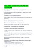 BIOL 2321 EXAM QUESTIONS AND ANSWERS