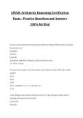 ASVAB Arithmetic Reasoning Certification Exam&comma; Practice Questions and Answers&comma; 2027&sol;2028 Exam Preparation