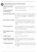 CCRM Certification Study Guide &sol; California Certified Residential Manager &sol; Score 100&percnt; &sol; 2025&ndash;2026 Update&NewLine;&NewLine;