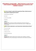 BSN Midterm Study Guide &mdash; Body Systems & Lab Science&NewLine;&lpar;2026 Update&rpar; UPDATED ACTUAL Exam Questions and&NewLine;CORRECT Answers