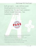 NUR 230 Exam 2  &ndash; Galen OB&sol;Peds &lpar;2026&rpar; &NewLine;Actual Questions & Correct Answers &vert; &NewLine;Guarantee Pass  Test Bank Exam 2026&sol;2027 &NewLine;Verified &vert; Detailed Rationales &ndash; Pass &NewLine;Guaranteed &ndash; A&plus; Graded 