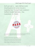NUR 230 Exam 3  &ndash; Galen OB&sol;Peds &lpar;2026&rpar; &NewLine;Actual Questions & Correct Answers &vert; &NewLine;Guarantee Pass  Test Bank Exam 2026&sol;2027 &NewLine;Verified &vert; Detailed Rationales &ndash; Pass &NewLine;Guaranteed &ndash; A&plus; Graded 