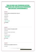 TSSA G2 EXAM -GAS TECHNICIAN &vert;ACTUAL QUESTIONS AND VERIFIED SOLUTIONS&vert;BRAND NEW 2026-2027 UPDATE&vert;GRADED A&plus;