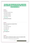 G2 EXAM -GAS TECHNICIAN &vert;ACTUAL QUESTIONS AND VERIFIED SOLUTIONS&vert;BRAND NEW 2026-2027 UPDATE&vert;GRADED A&plus;