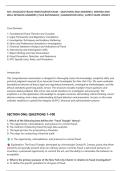 NYC ASSOCIATE FRAUD INVESTIGATOR EXAM &ndash; QUESTIONS AND ANSWERS &vert; VERIFIED AND&NewLine;WELL DETAILED ANSWERS &vert; PLUS RATIONALES &vert; GUARANTEED PASS &vert; LATEST EXAM UPDATE
