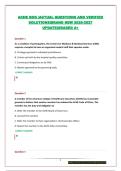 ACHE BOG &vert;ACTUAL QUESTIONS AND VERIFIED SOLUTIONS&vert;BRAND NEW 2026-2027 UPDATE&vert;GRADED A&plus;