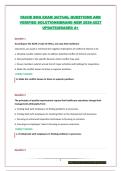 FACHE BOG EXAM &vert;ACTUAL QUESTIONS AND VERIFIED SOLUTIONS&vert;BRAND NEW 2026-2027 UPDATE&vert;GRADED A&plus;