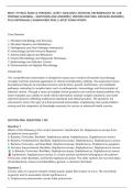 BIOD 171 FINAL EXAM &lpar;4 VERSIONS&comma; LATEST-2024&sol;2025&rpar;&colon; ESSENTIAL MICROBIOLOGY W&sol; LAB&colon;&NewLine;PORTAGE LEARNING &ndash; QUESTIONS AND ANSWERS &vert; VERIFIED AND WELL DETAILED ANSWERS &vert;&NewLine;PLUS RATIONALES &vert; GUARANTEED PASS &vert; LATEST EXAM UPDATE
