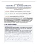 Samenvatting Psychologie H6 &vert; Wat doen anderen &vert; KU Leuven &vert; 2026&sol;27