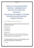 Indiana Juvenile Detention Officer Certification Exam&colon; A Comprehensive Practice Guide on Law&comma; Safety&comma; and Youth Management