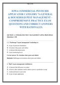 Iowa Commercial Pesticide Applicator Category 7A Study Guide&colon; A Comprehensive Exam on Structural and Public Health Pest Management