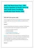 ANCC FNP Board Exam Prep &ndash; 900&plus; &NewLine;Practice Questions & Review Terms for &NewLine;2026 Family Nurse Practitioner &NewLine;Certification Exam Review &lpar;PDF&rpar; 