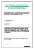 AWS CERTIFIED AI PRACTITIONER &vert;ACTUAL QUESTIONS AND VERIFIED SOLUTIONS&vert;BRAND NEW 2026-2027 UPDATE&vert;GRADED A&plus;